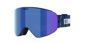 Bliz Flow Ski Goggles Blau Braun Blau | HDAT-40682