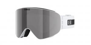 Bliz Flow Ski Goggles Weiß Rosa Silber | GEFW-31892