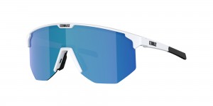 Bliz Hero Small Sonnenbrille Weiß Braun Blau | DJKA-70623