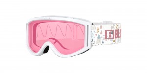 Bliz Pixie Ski Goggles Weiß Rosa | BRCA-82650