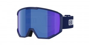 Bliz Spark Ski Goggles Dunkelblau Braun Blau | EFUP-18749