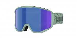 Bliz Spark Ski Goggles Grün Braun Blau | CUMW-59064