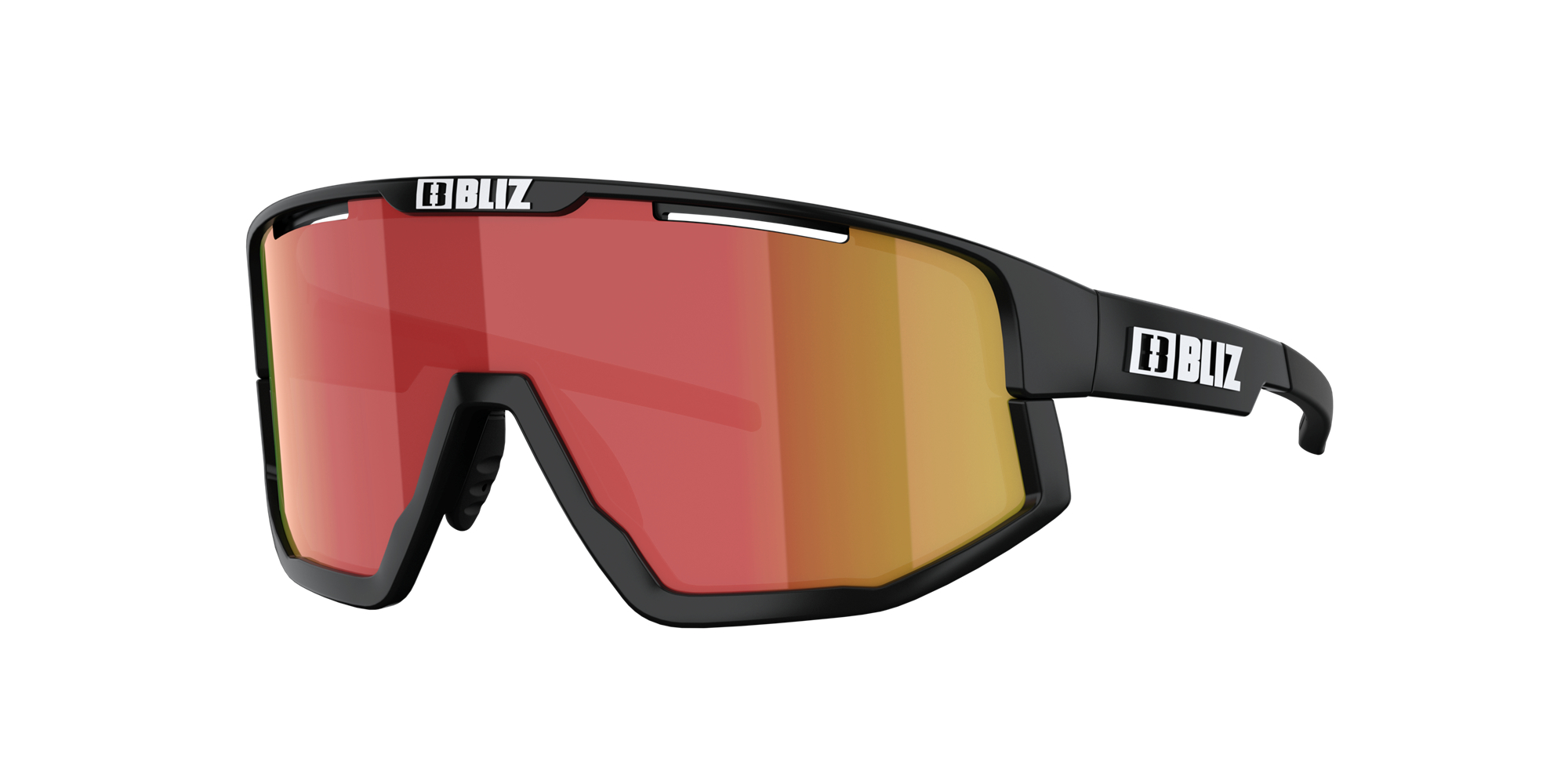 Bliz Vision Sonnenbrille Schwarz Braun Rot | DVZJ-60927