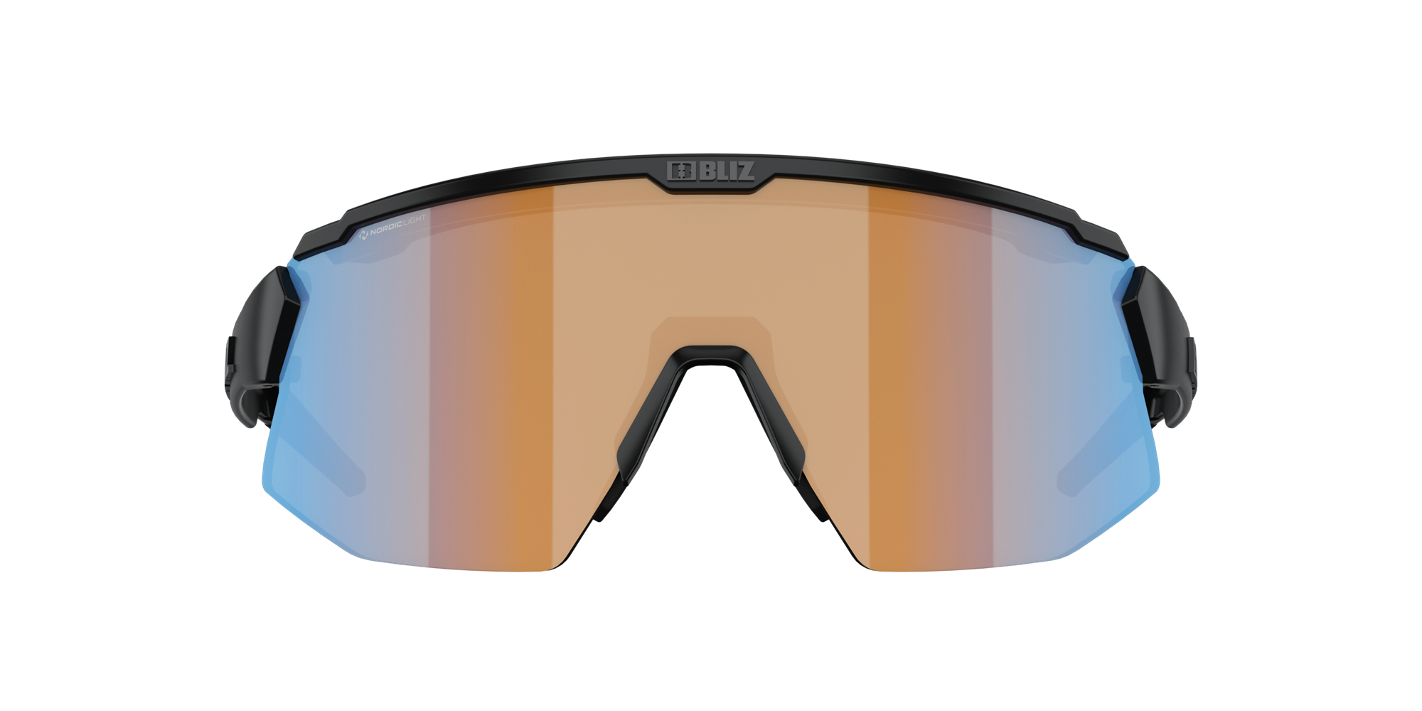 Bliz Breeze Sonnenbrille Schwarz Koralle Orange Blau | XEWR-26907