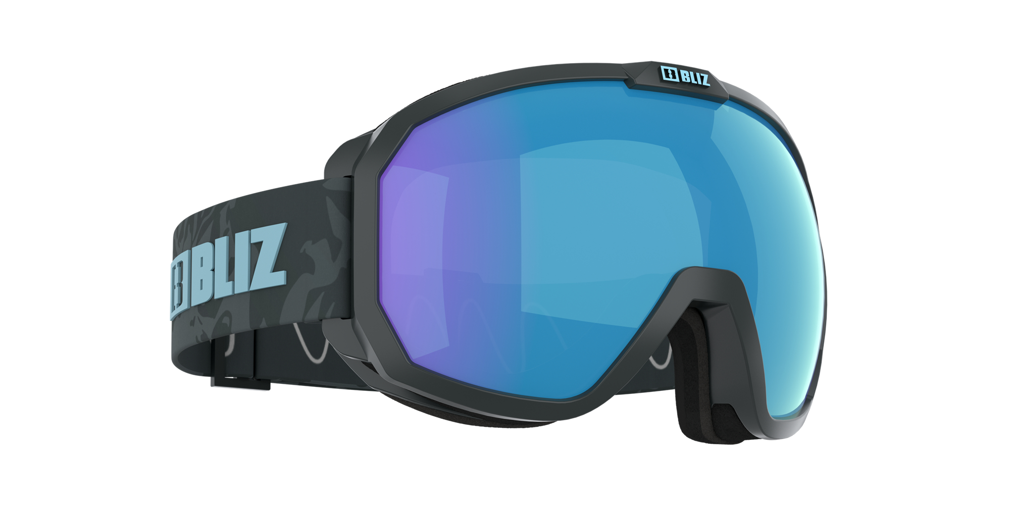 Bliz Charge Otg Ski Goggles Grau Blau Blau | JZXK-15968