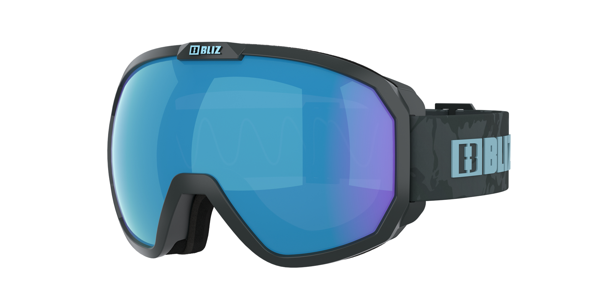 Bliz Charge Otg Ski Goggles Grau Blau Blau | JZXK-15968