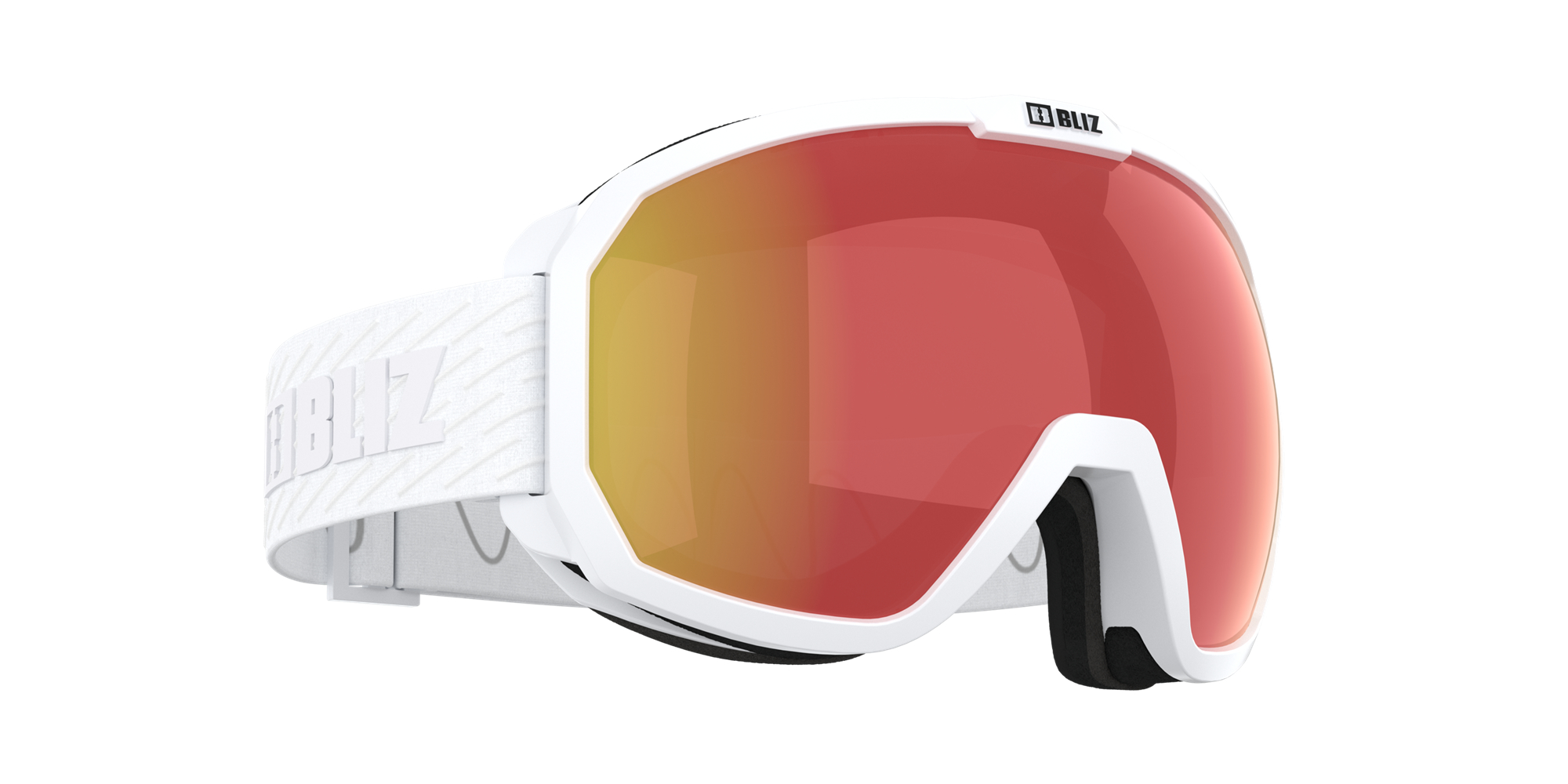 Bliz Charge Otg Ski Goggles Weiß Schwarz Braun Rot | PLRA-42781