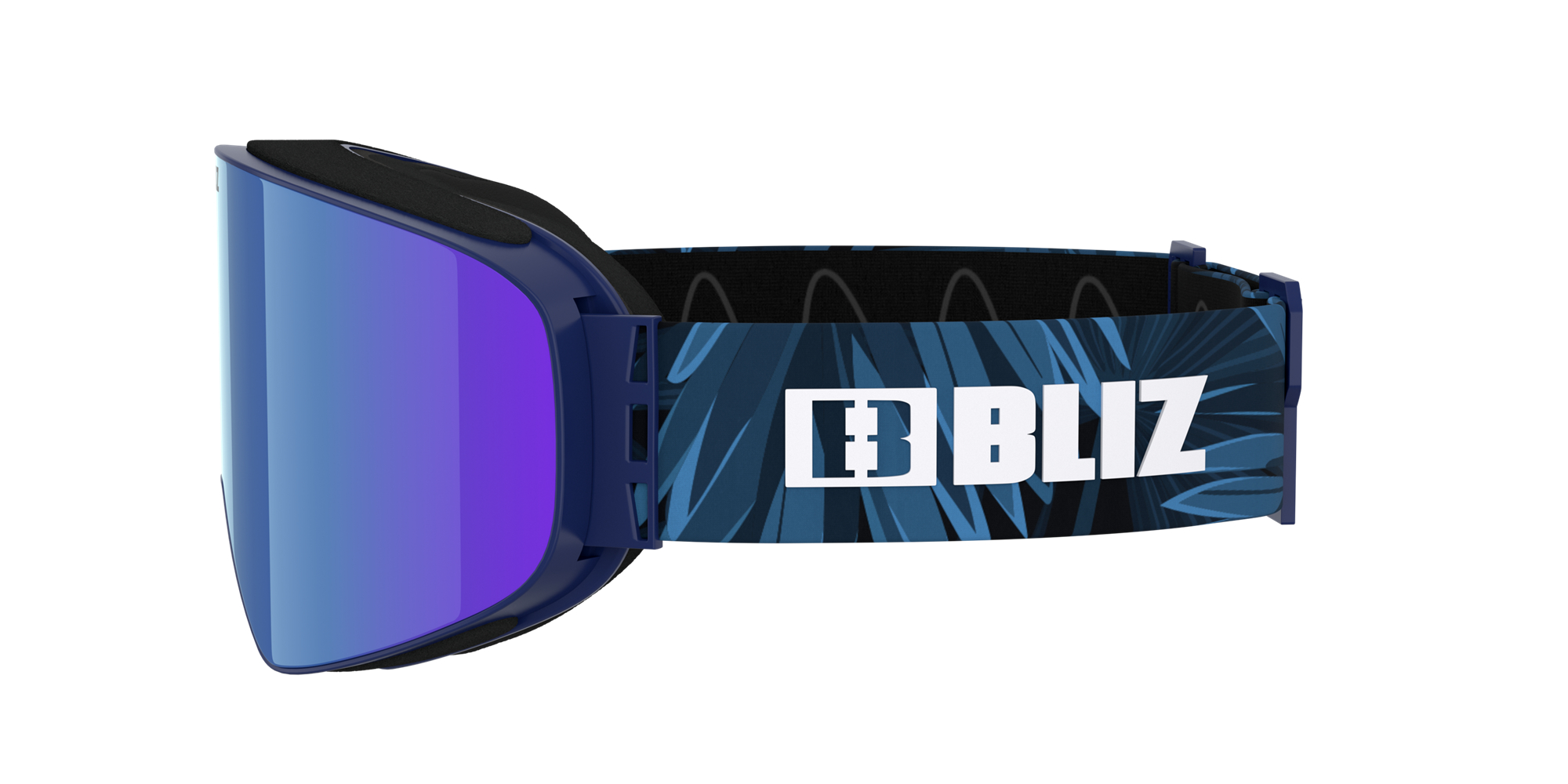 Bliz Flow Ski Goggles Blau Braun Blau | HDAT-40682