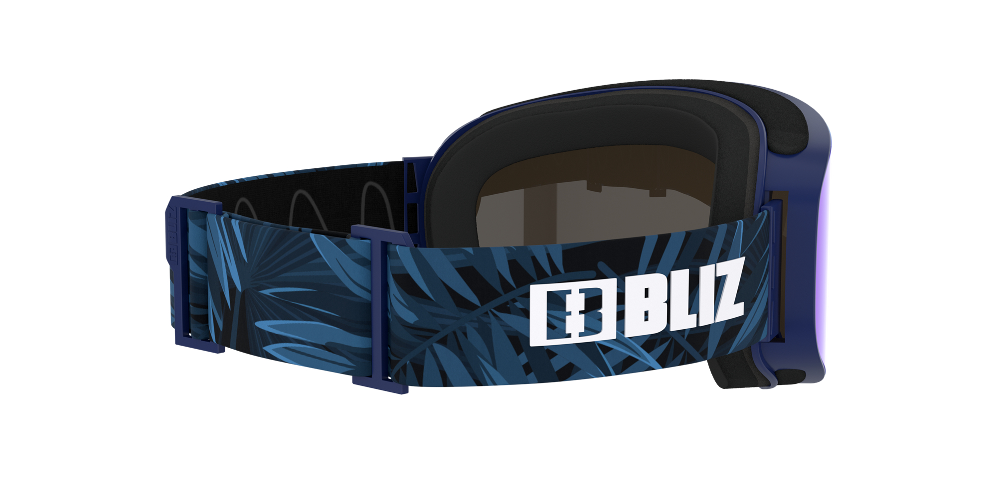 Bliz Flow Ski Goggles Blau Braun Blau | HDAT-40682