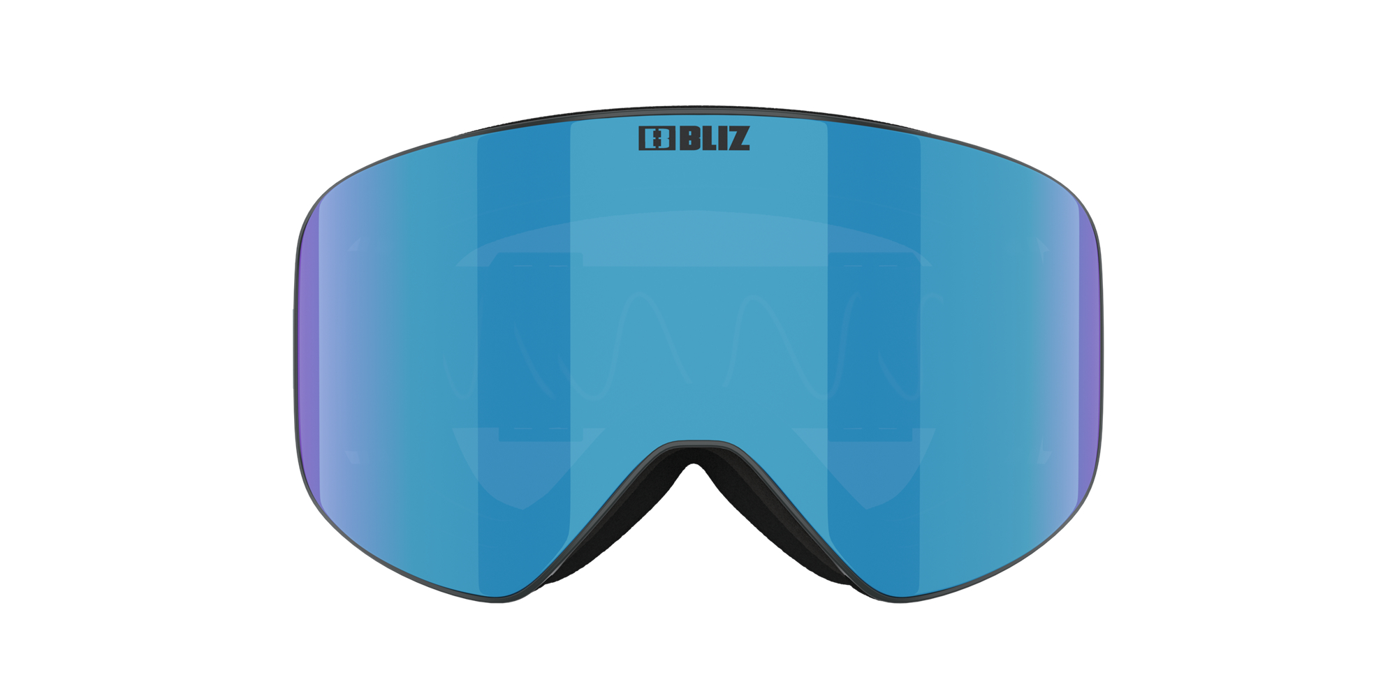 Bliz Flow Ski Goggles Grau Blau | WZKP-27365