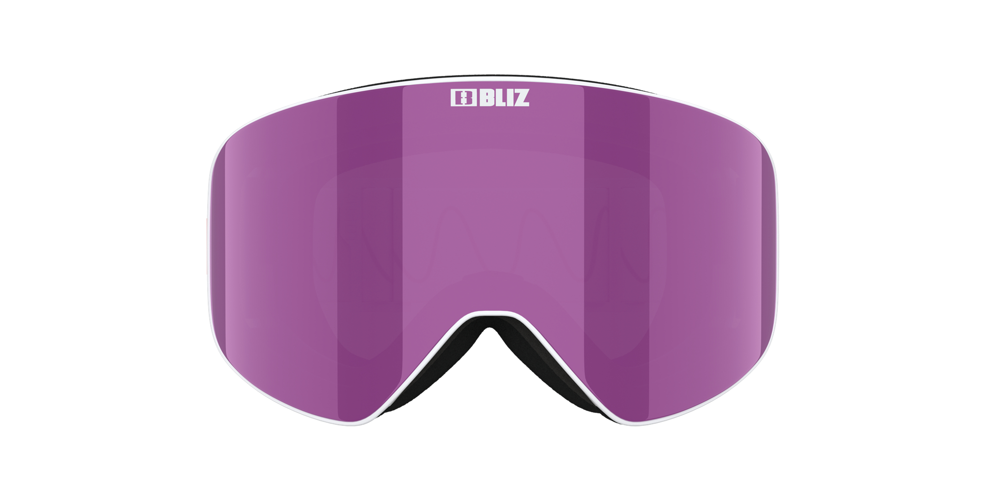 Bliz Flow Ski Goggles Weiß Braun Rosa | WRPU-10793