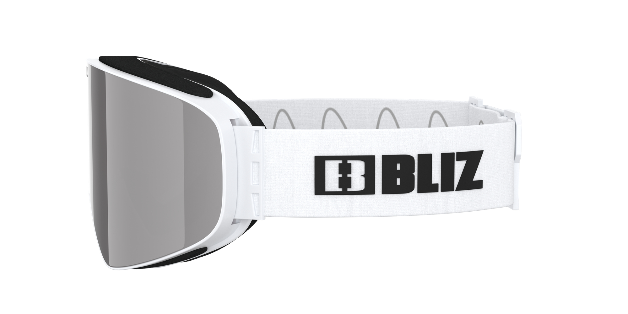 Bliz Flow Ski Goggles Weiß Rosa Silber | GEFW-31892