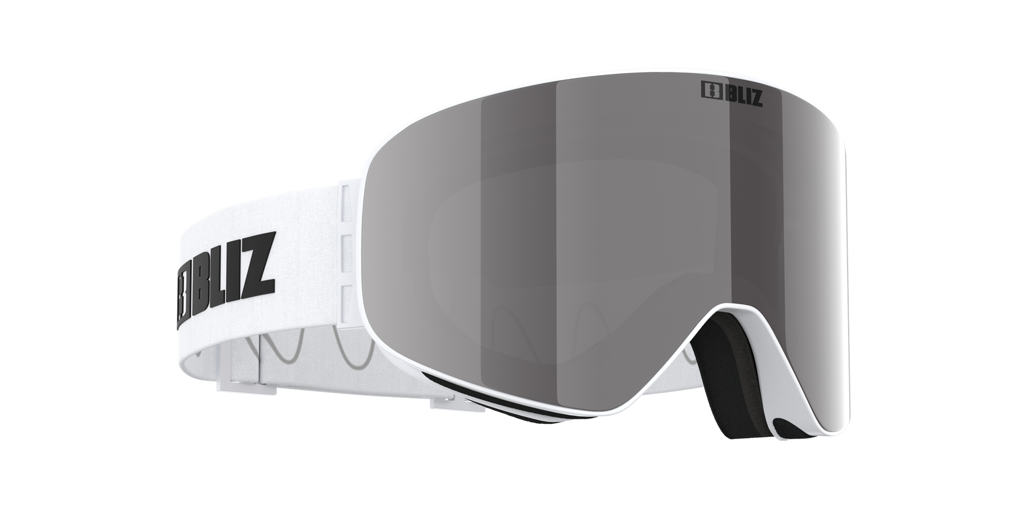 Bliz Flow Ski Goggles Weiß Rosa Silber | GEFW-31892