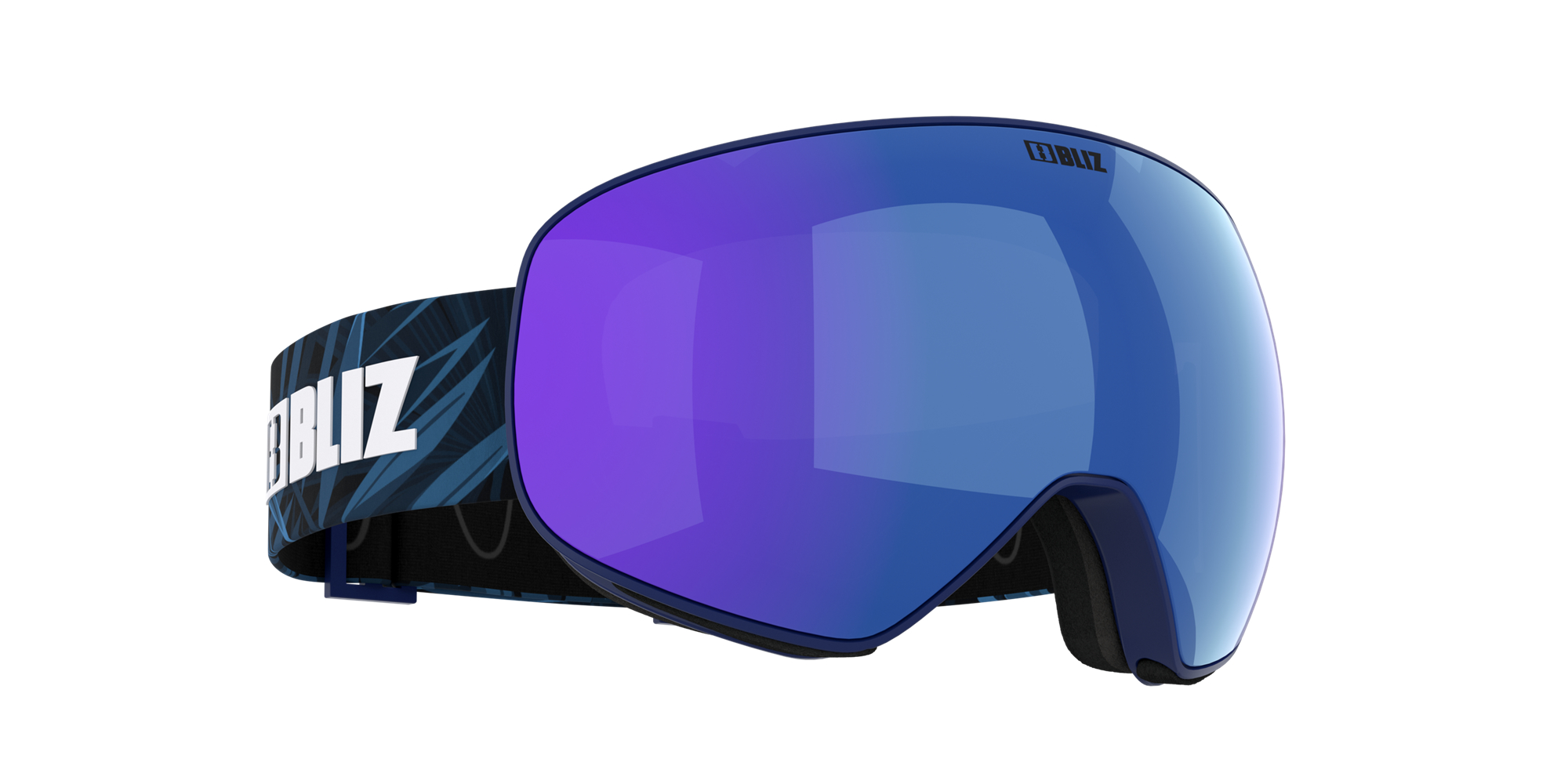 Bliz Floz Ski Goggles Blau Braun Blau | MVYA-02516