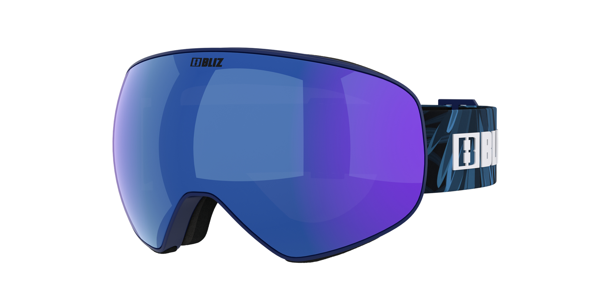 Bliz Floz Ski Goggles Blau Braun Blau | MVYA-02516