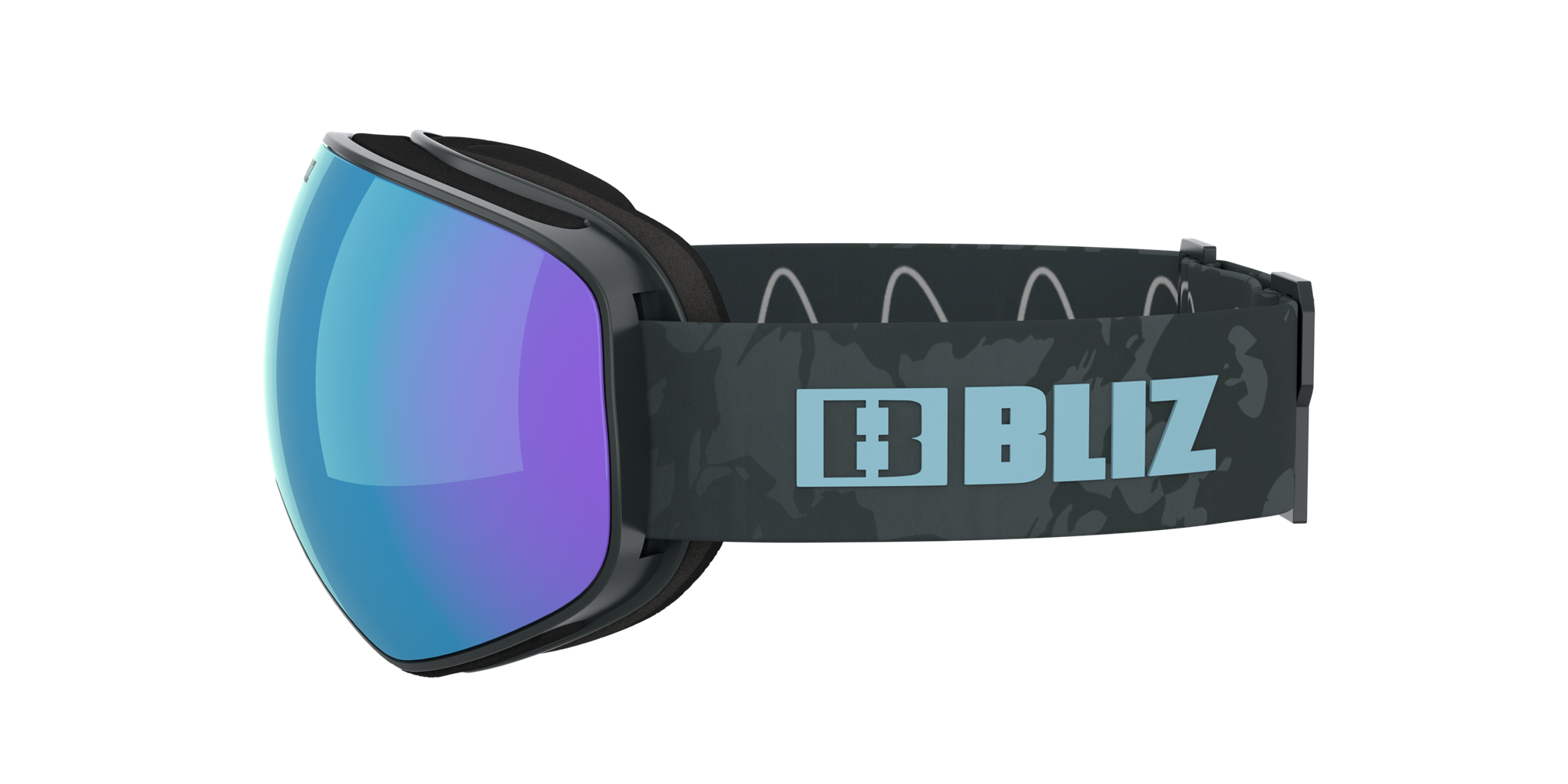 Bliz Floz Ski Goggles Grau Blau | GVTE-65378