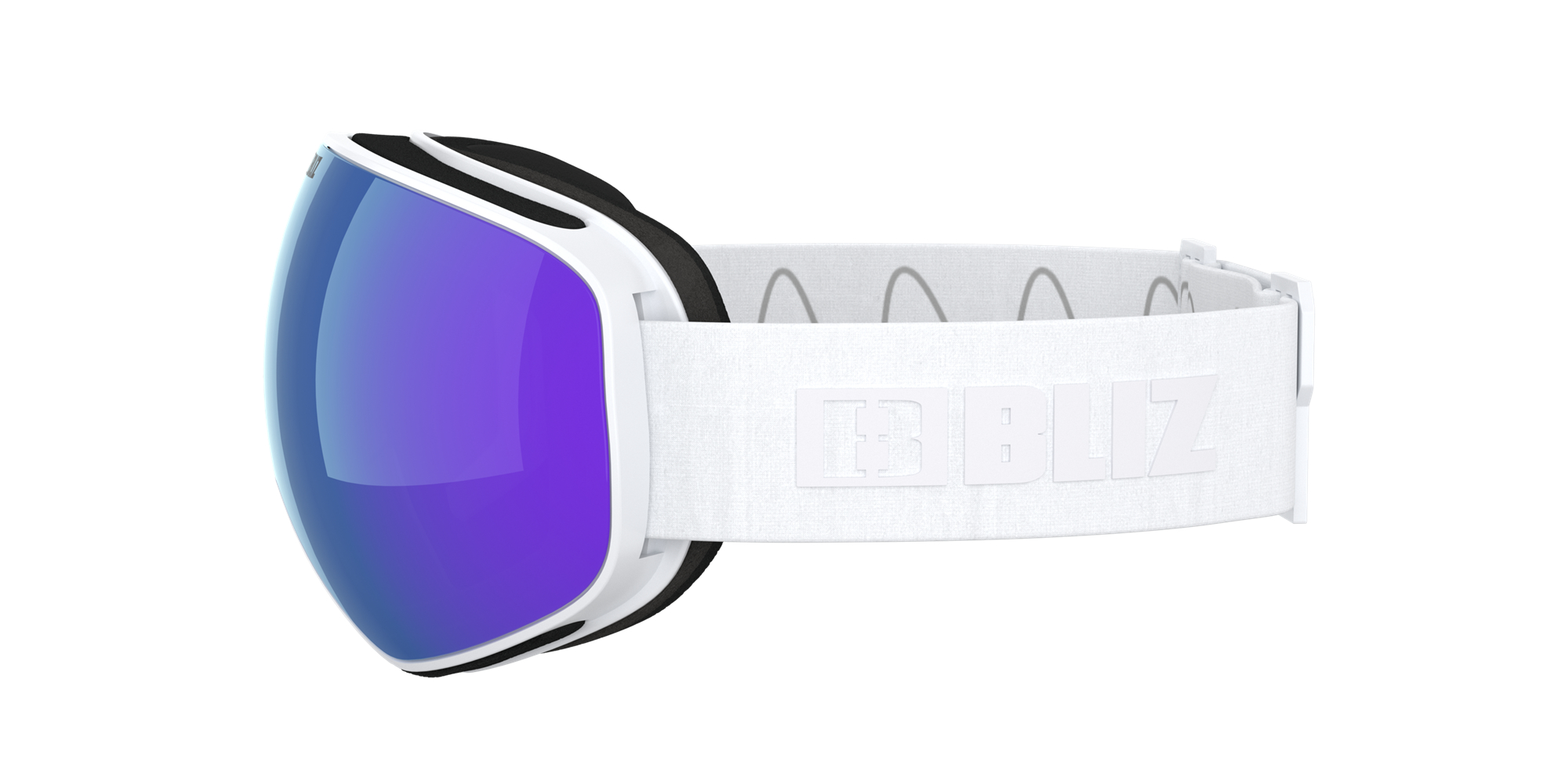 Bliz Floz Ski Goggles Weiß Braun Blau | XNGS-81059