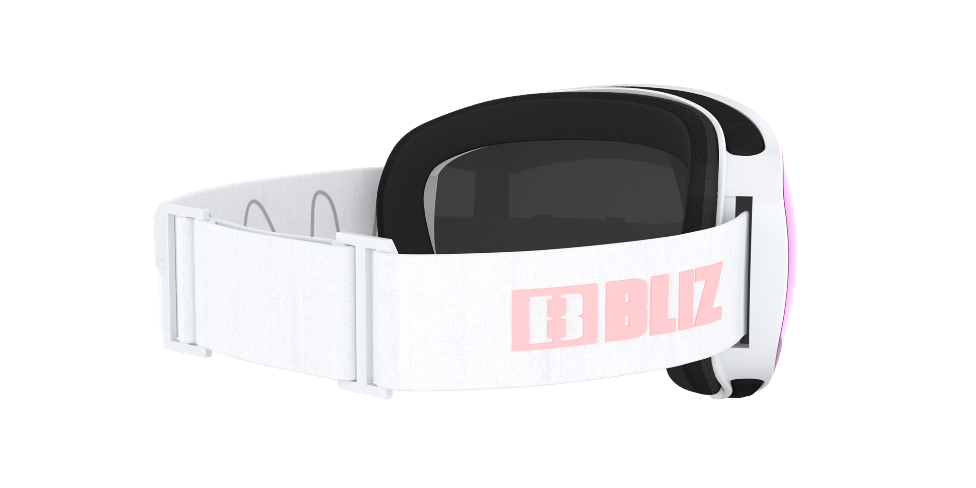 Bliz Floz Ski Goggles Weiß Braun Rosa | KNFZ-20935