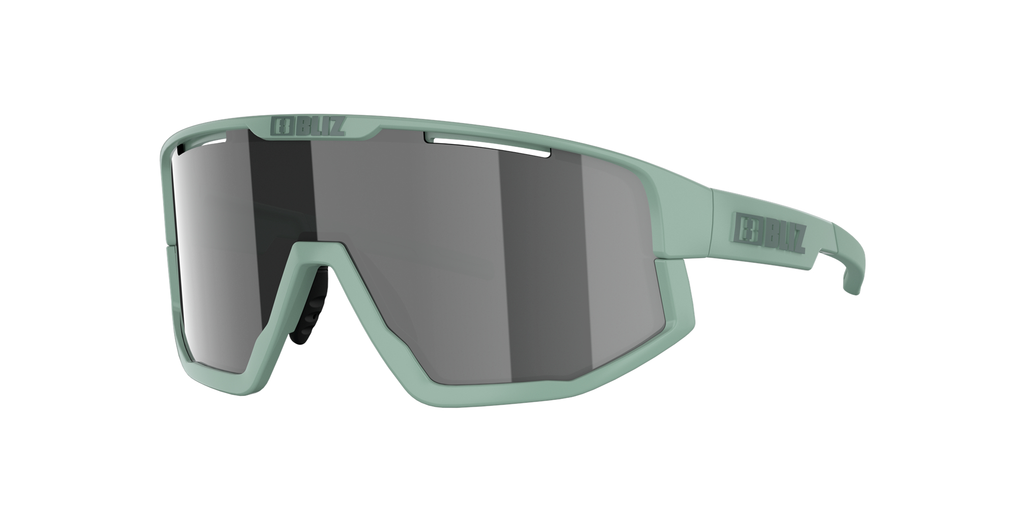 Bliz Fusion Small Sonnenbrille Grün Silber | XUCW-56391