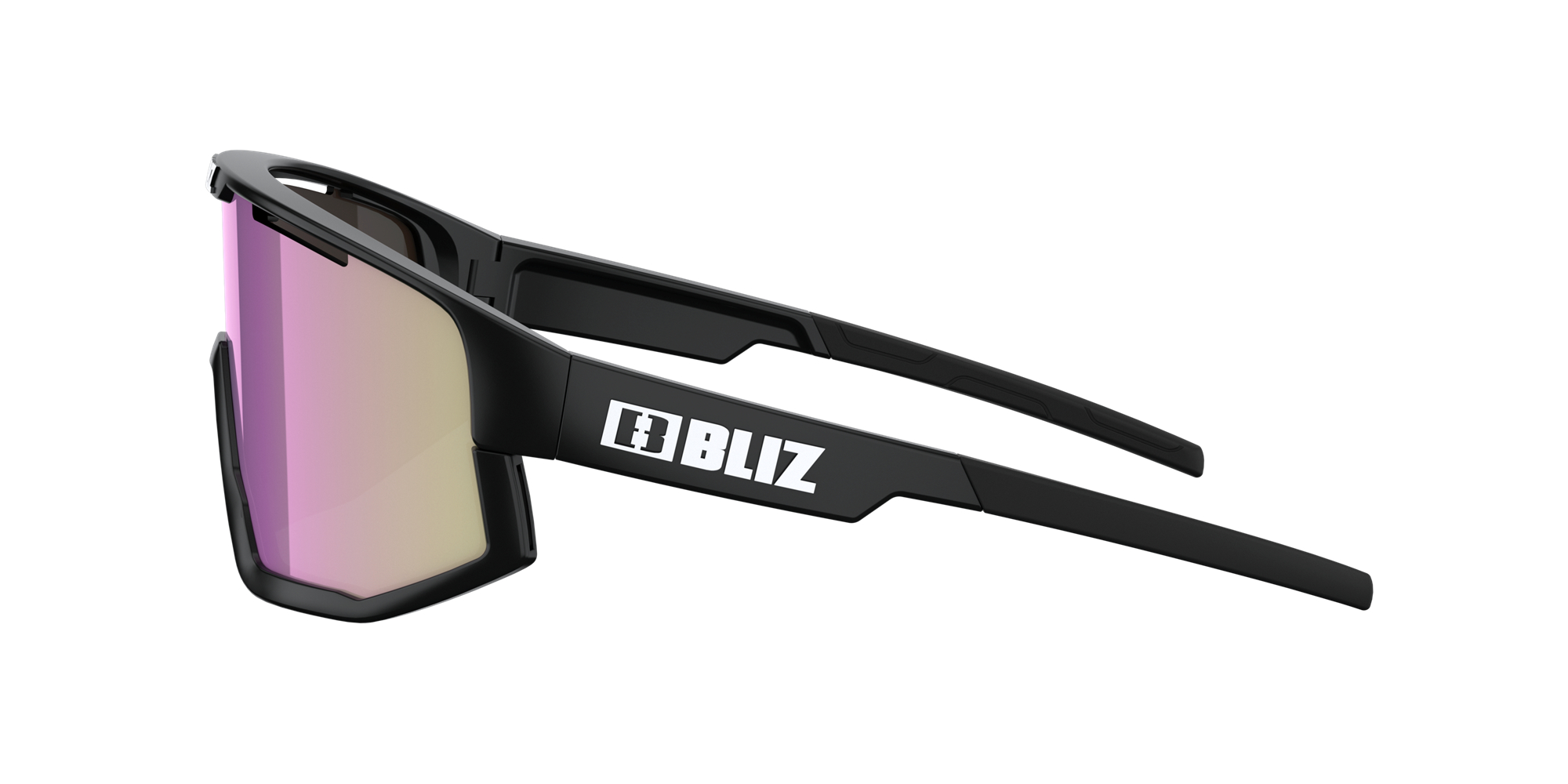 Bliz Fusion Small Sonnenbrille Schwarz Braun Rosa | KHXQ-82960