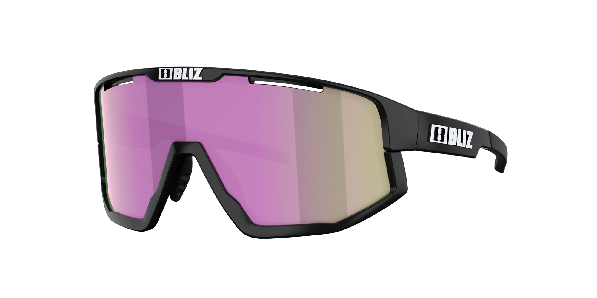 Bliz Fusion Small Sonnenbrille Schwarz Braun Rosa | KHXQ-82960