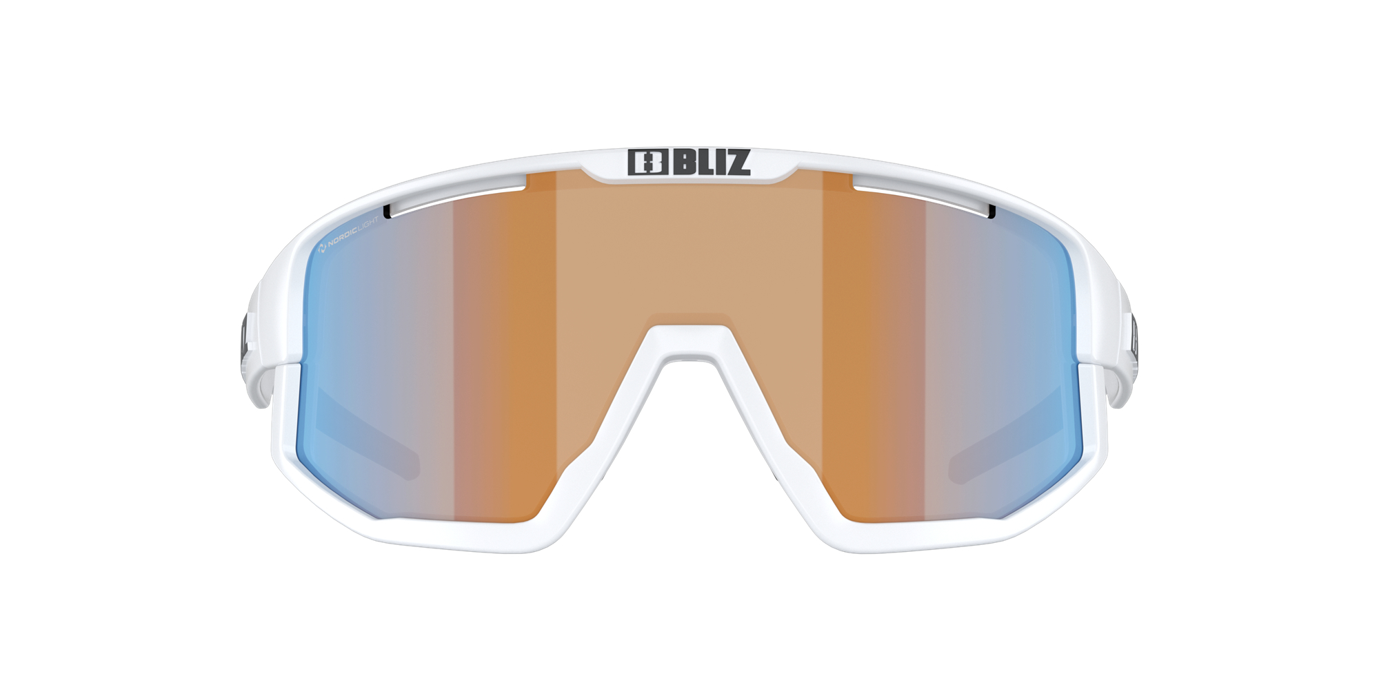 Bliz Fusion Small Sonnenbrille Weiß Blau | GBKQ-06825