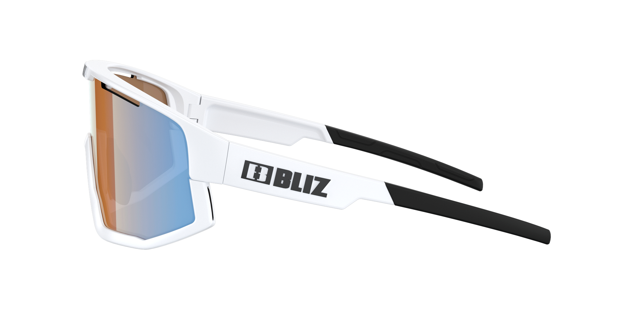 Bliz Fusion Small Sonnenbrille Weiß Blau | GBKQ-06825