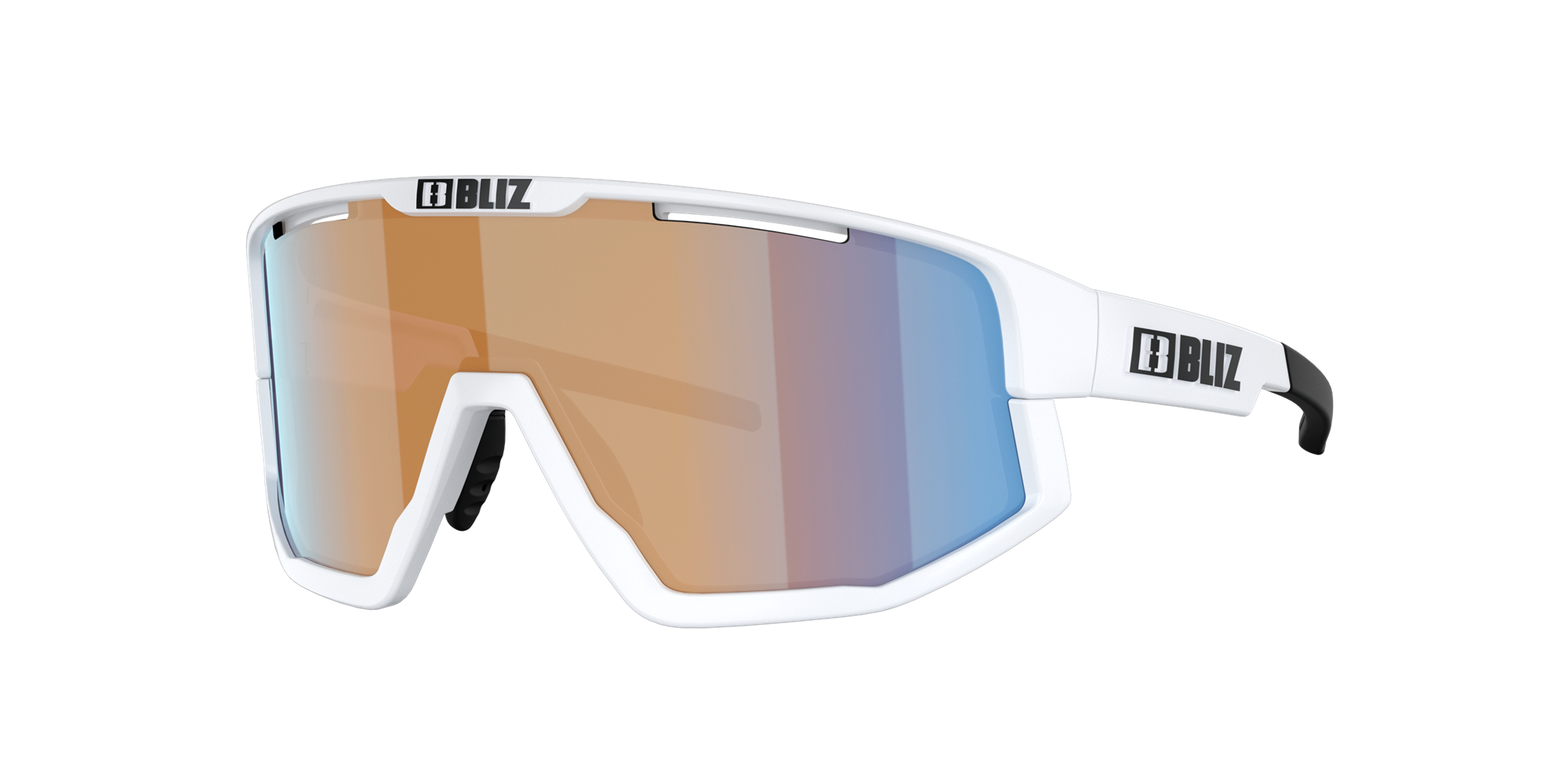 Bliz Fusion Small Sonnenbrille Weiß Blau | GBKQ-06825