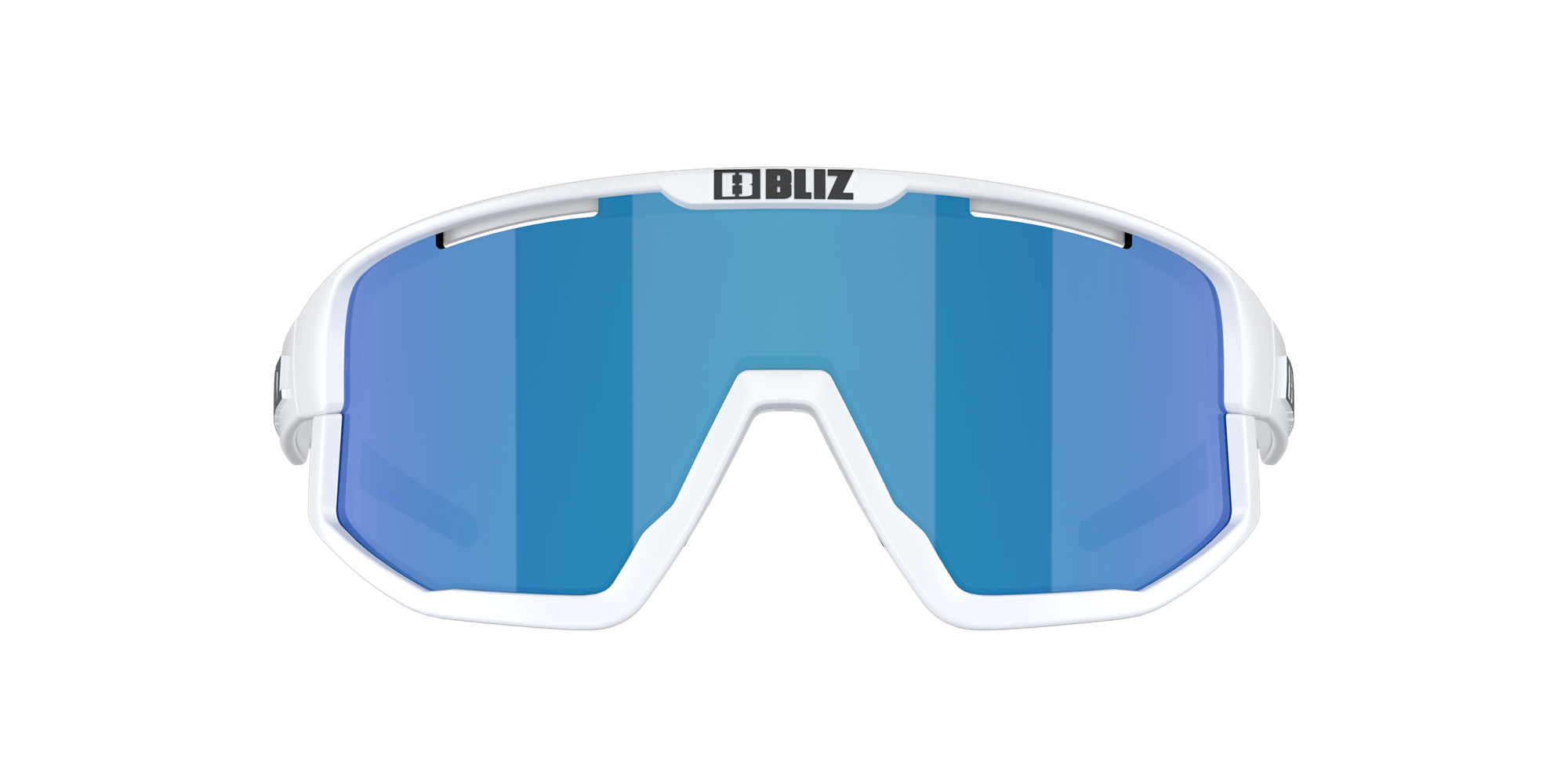 Bliz Fusion Small Sonnenbrille Weiß Braun Blau | TEOZ-31062