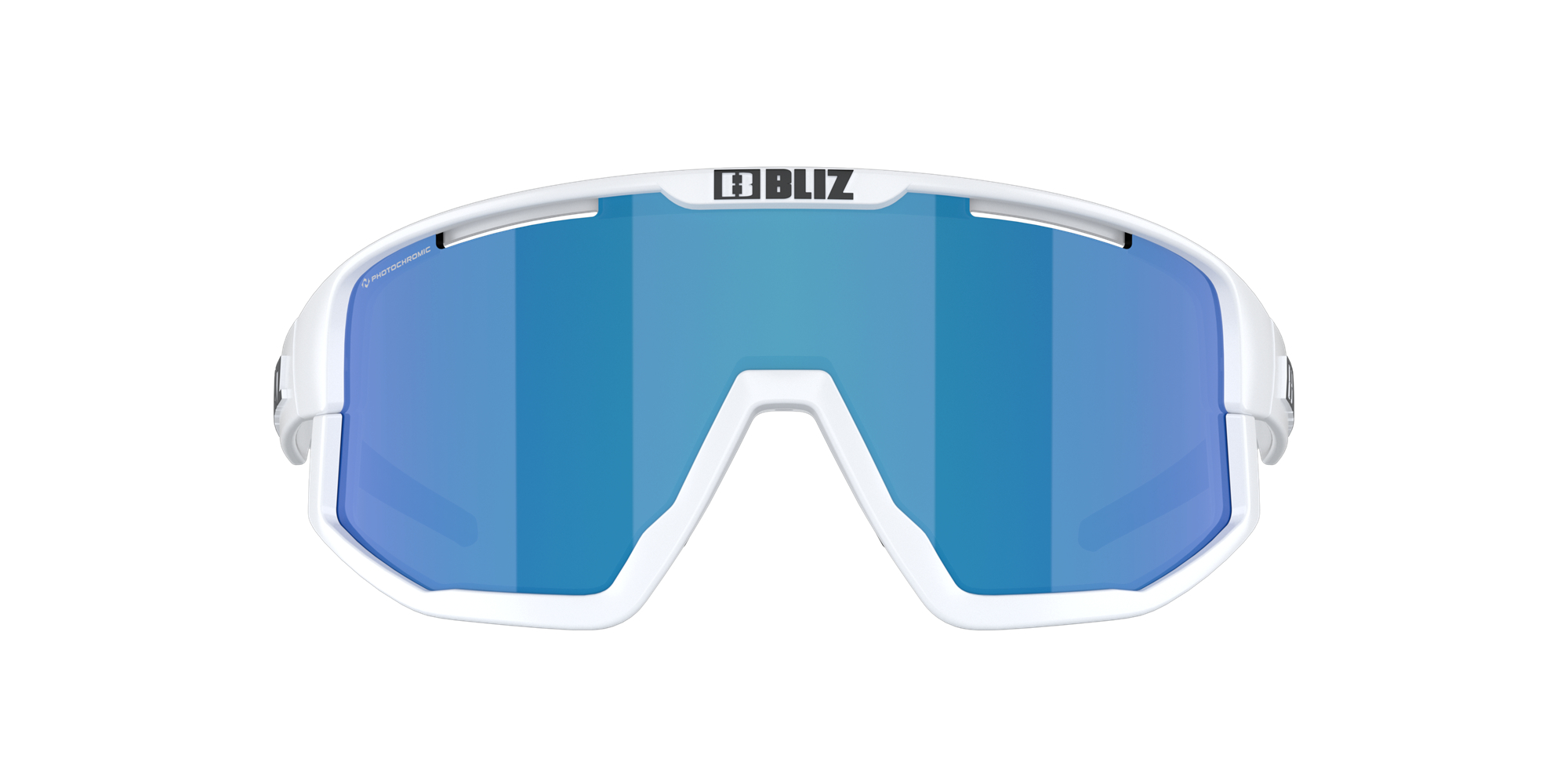 Bliz Fusion Sonnenbrille Weiß Braun Blau | LJGH-82471