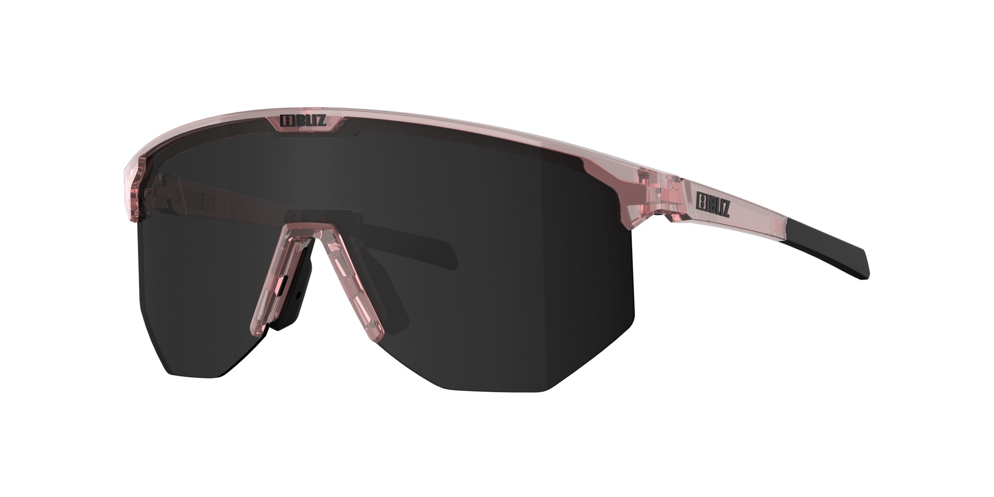 Bliz Hero Small Sonnenbrille Transparent Rosa | NUIP-40962