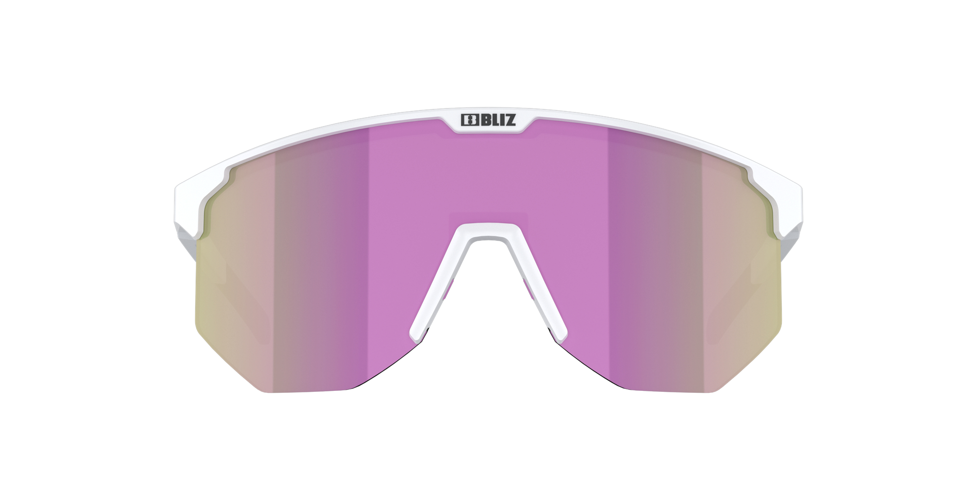 Bliz Hero Sonnenbrille Weiß Braun Rosa | DZSJ-16592