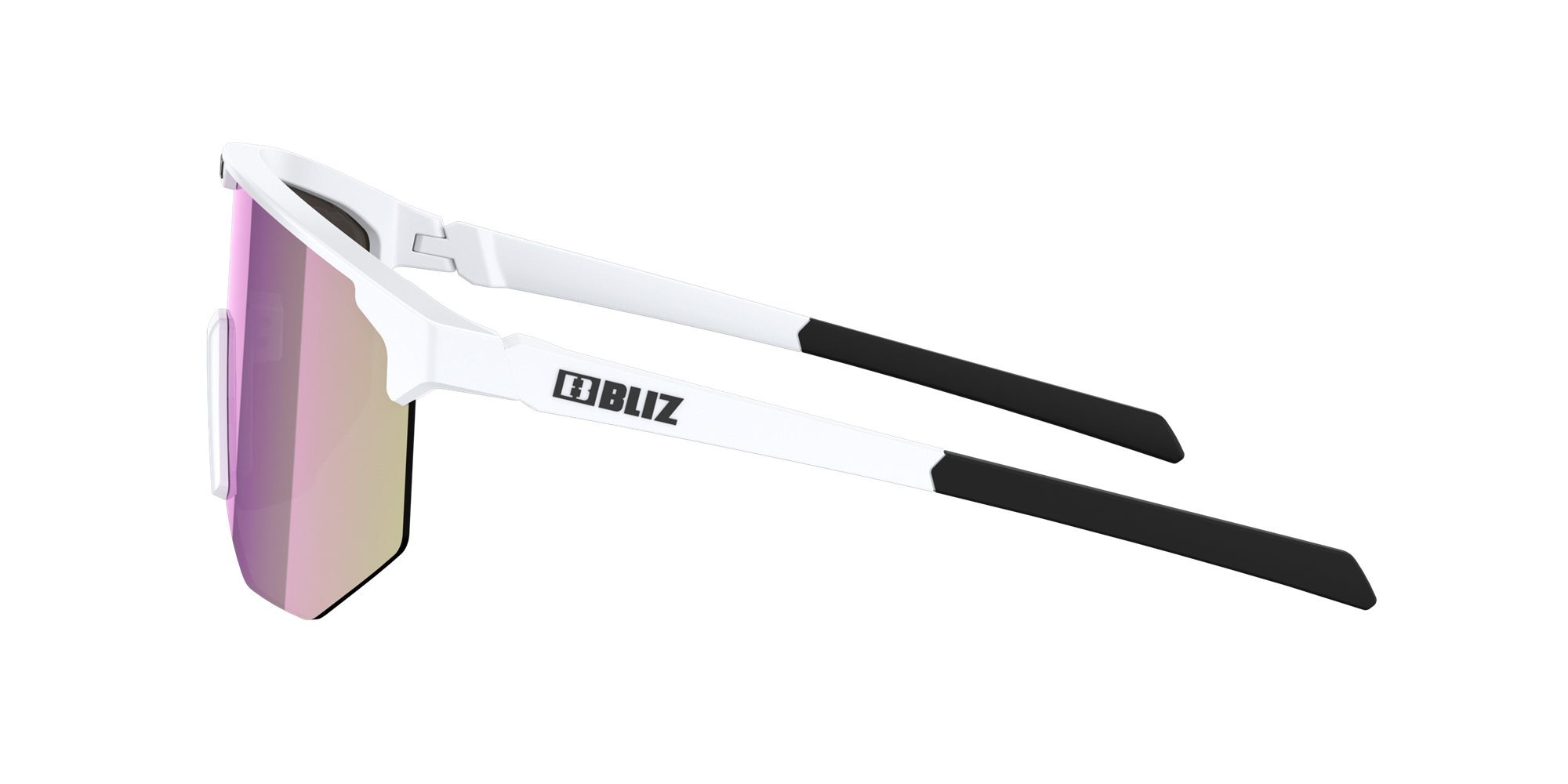 Bliz Hero Sonnenbrille Weiß Braun Rosa | DZSJ-16592