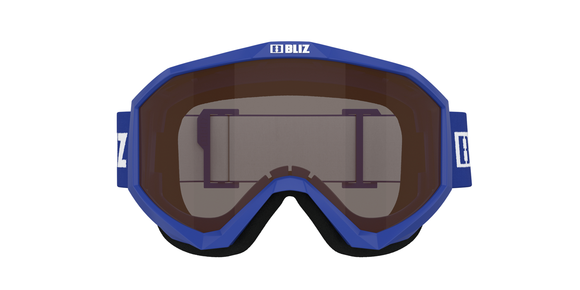 Bliz Liner Jr Ski Goggles Blau Weiß Braun | GPWQ-57683