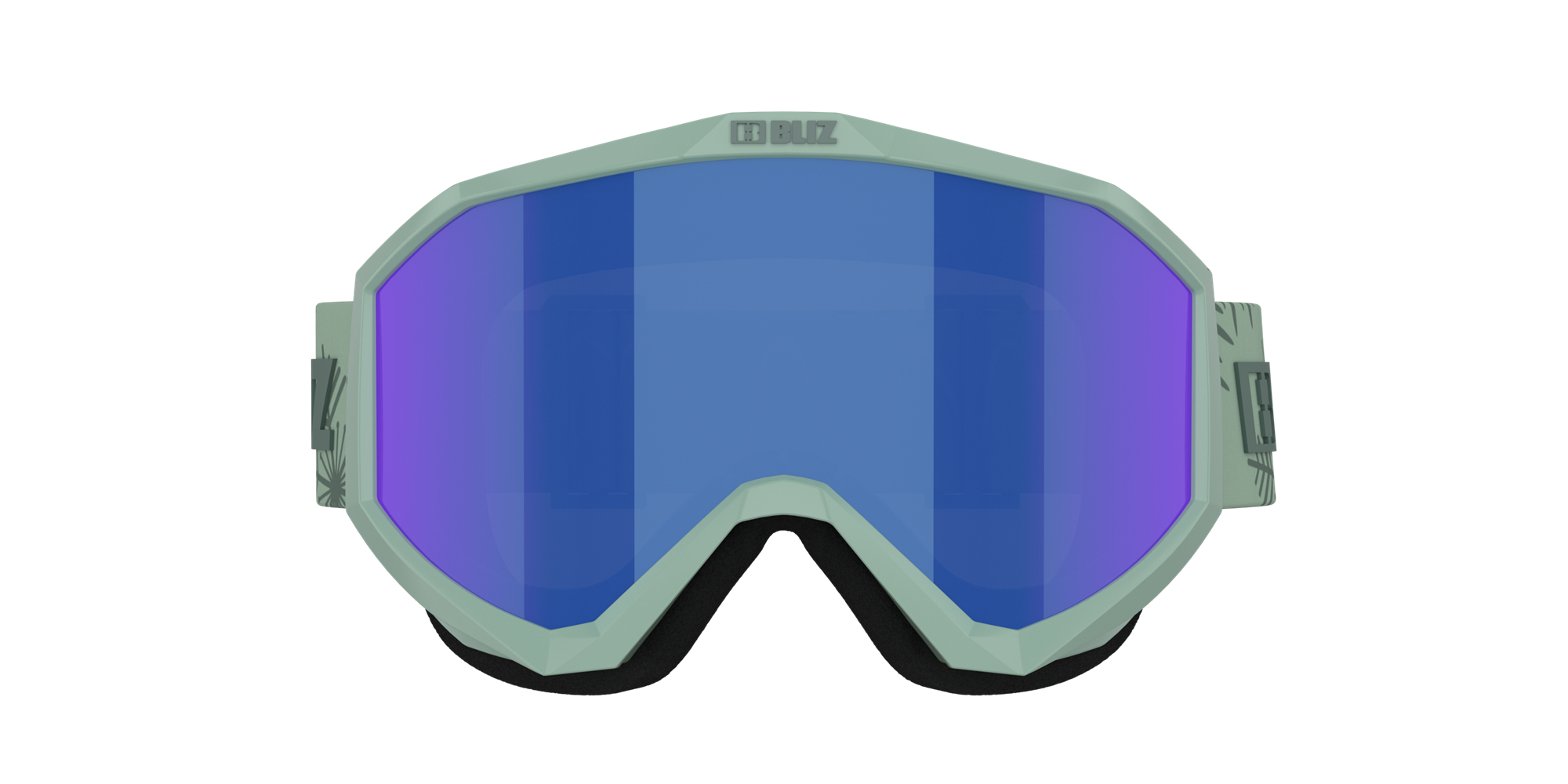 Bliz Liner Jr Ski Goggles Grün Dunkelgrün Braun Blau | EZOH-68193