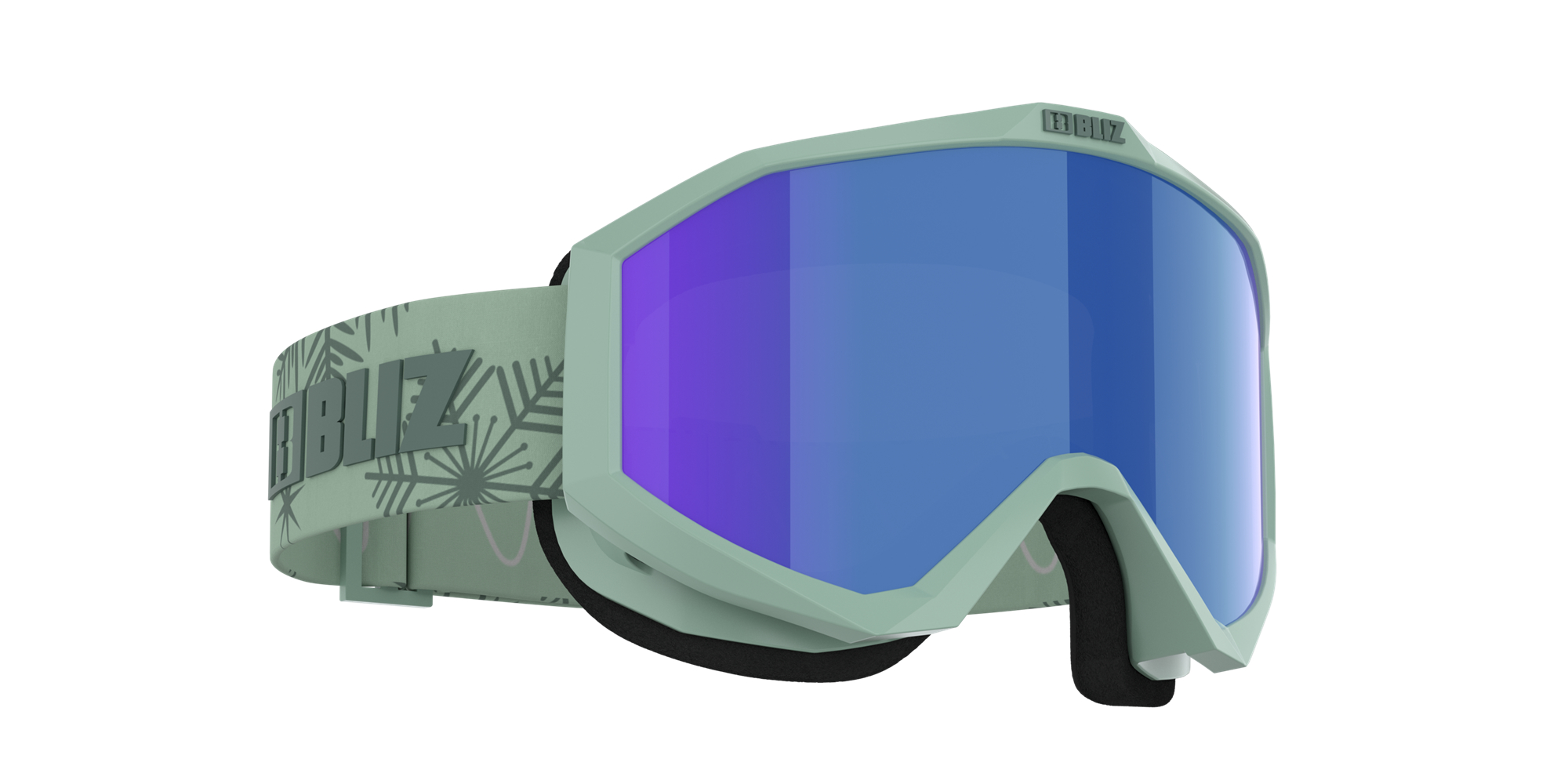 Bliz Liner Jr Ski Goggles Grün Dunkelgrün Braun Blau | EZOH-68193