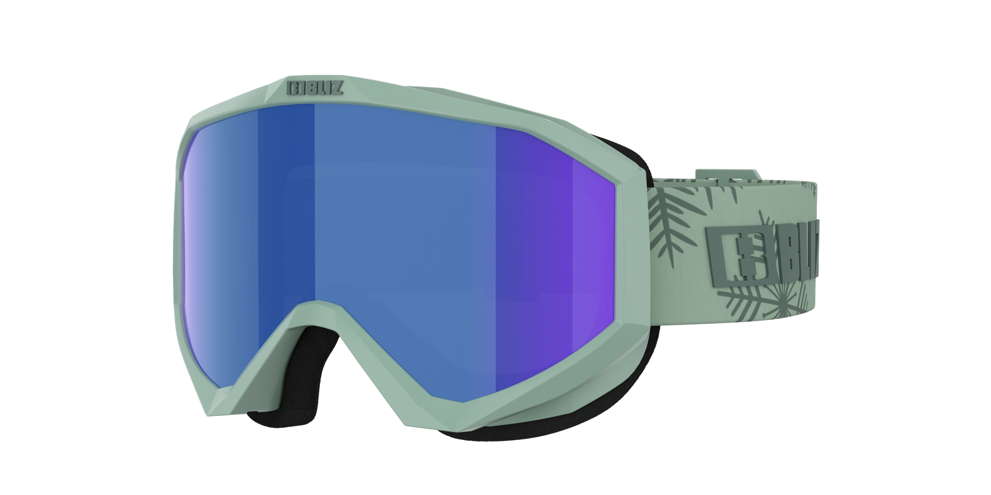 Bliz Liner Jr Ski Goggles Grün Dunkelgrün Braun Blau | EZOH-68193