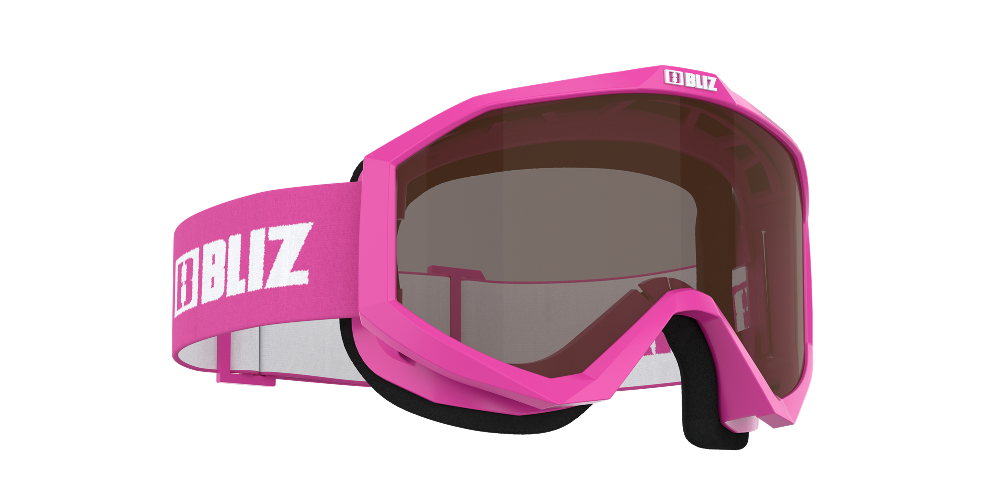 Bliz Liner Jr Ski Goggles Rosa Weiß Braun | HUFZ-95862