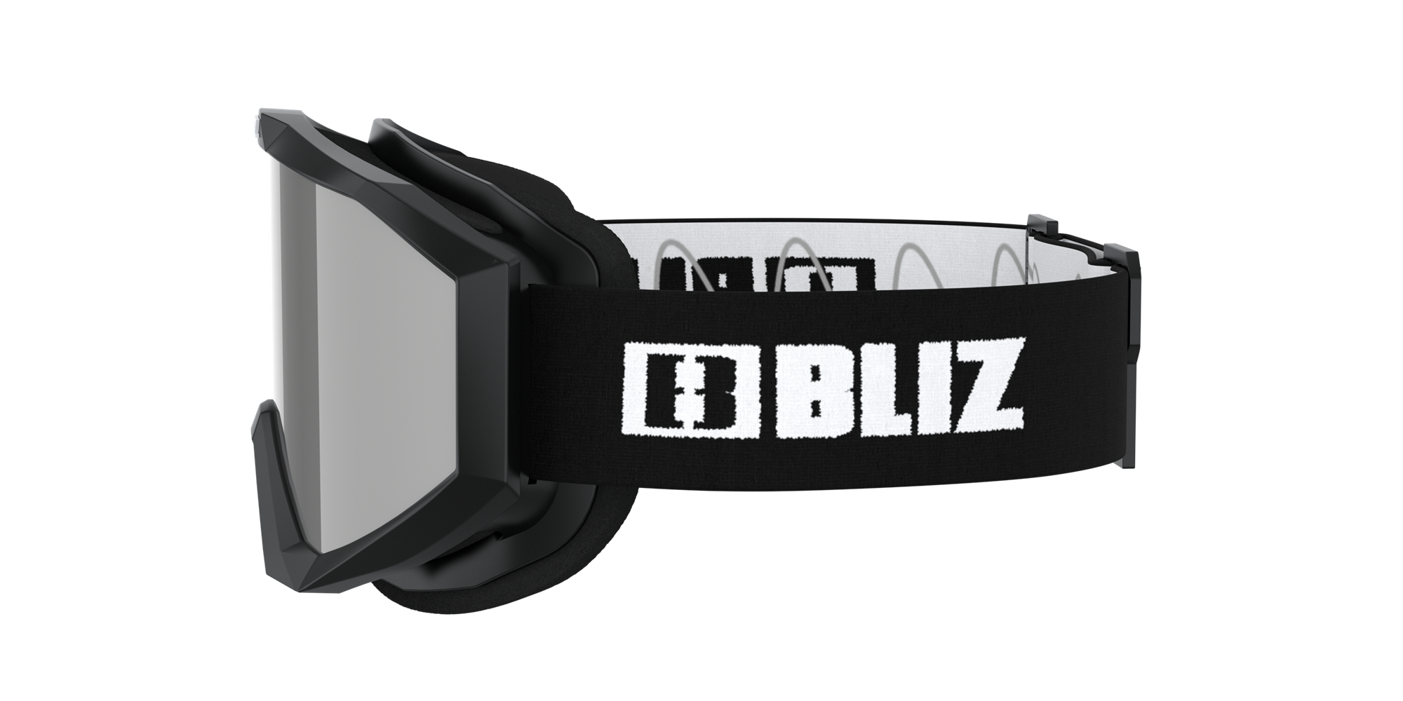 Bliz Liner Jr Ski Goggles Schwarz Weiß Braun Silber | PQNV-03758