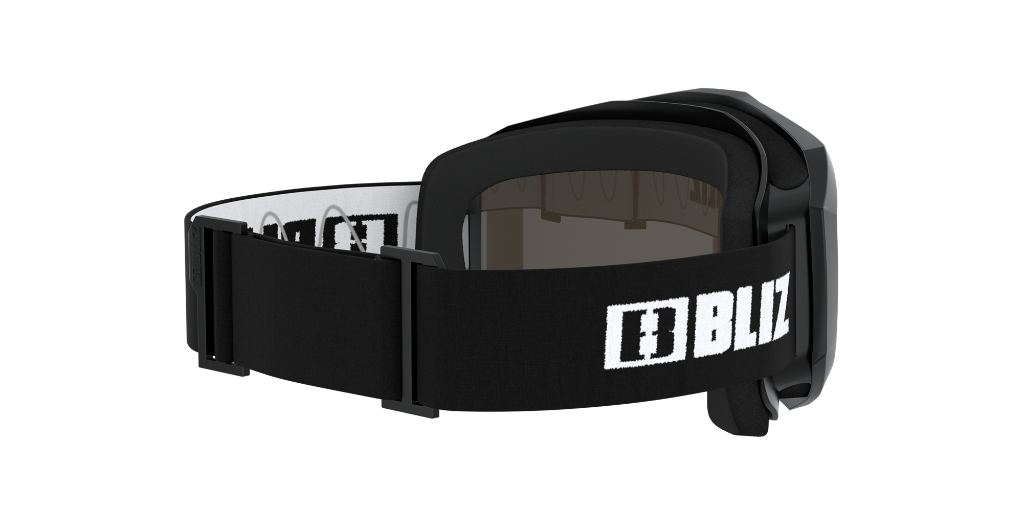 Bliz Liner Jr Ski Goggles Schwarz Weiß Braun Silber | PQNV-03758