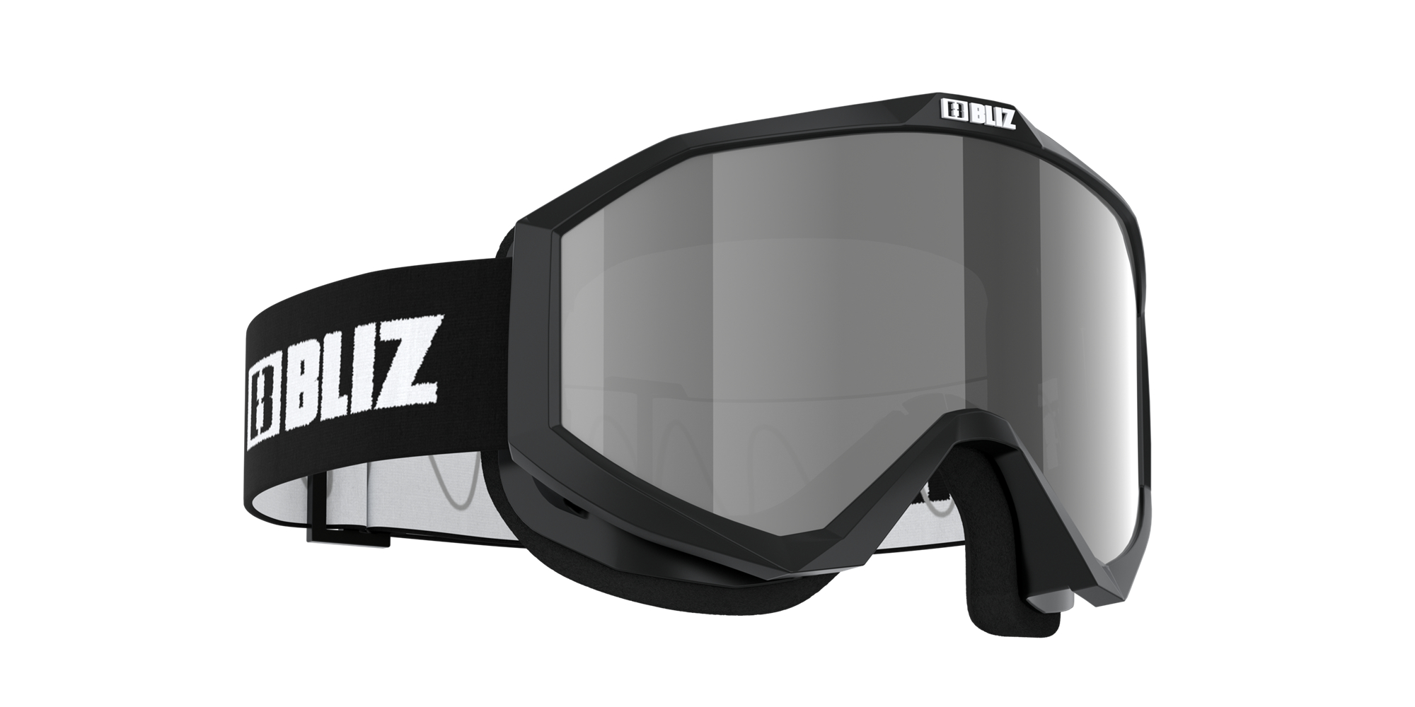 Bliz Liner Jr Ski Goggles Schwarz Weiß Braun Silber | PQNV-03758