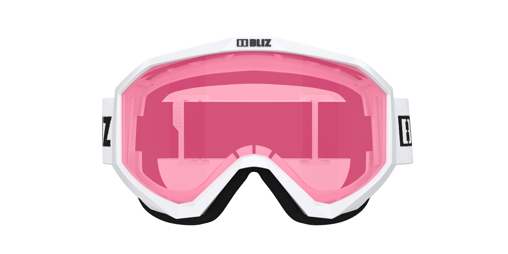 Bliz Liner Jr Ski Goggles Weiß Schwarz Rosa | CBMJ-52670