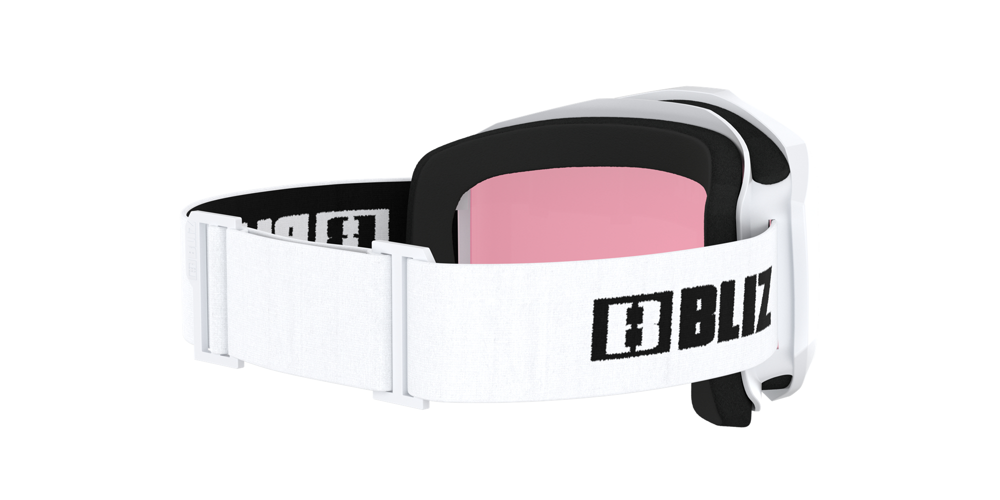 Bliz Liner Jr Ski Goggles Weiß Schwarz Rosa | CBMJ-52670