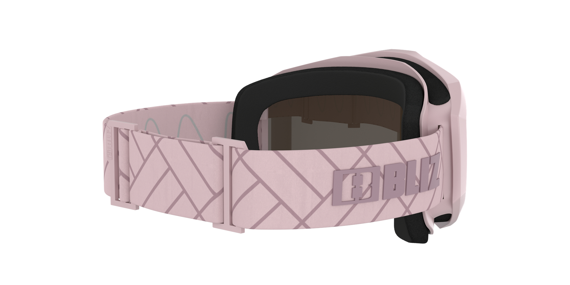 Bliz Liner Ski Goggles Rosa Dunkelrosa Braun Rosa | ZBDO-31597