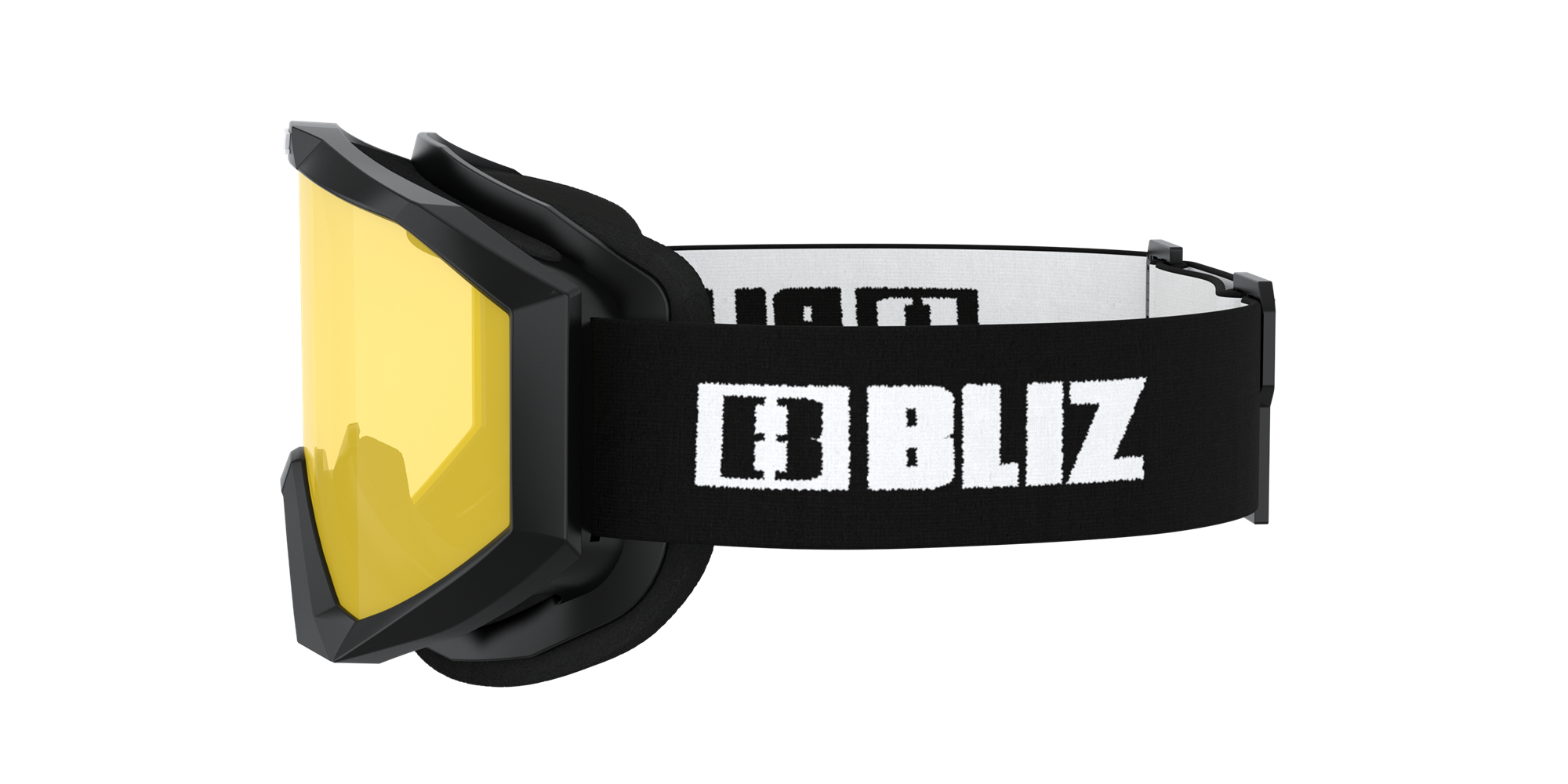 Bliz Liner Ski Goggles Schwarz Weiß Gelb | VQON-95341