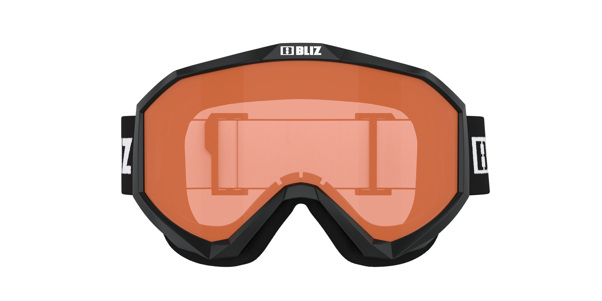 Bliz Liner Ski Goggles Schwarz Weiß Orange | TPVE-67024