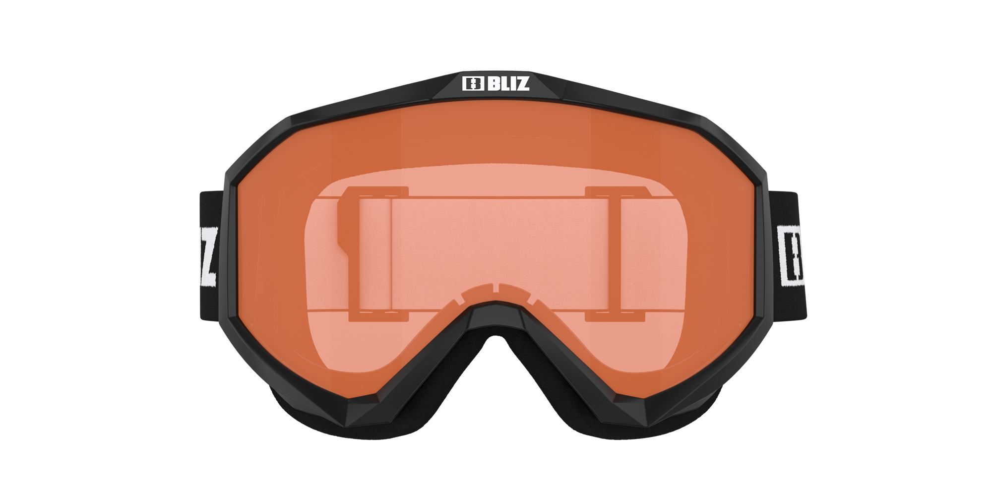 Bliz Liner Ski Goggles Schwarz Weiß Orange | OZLU-32971