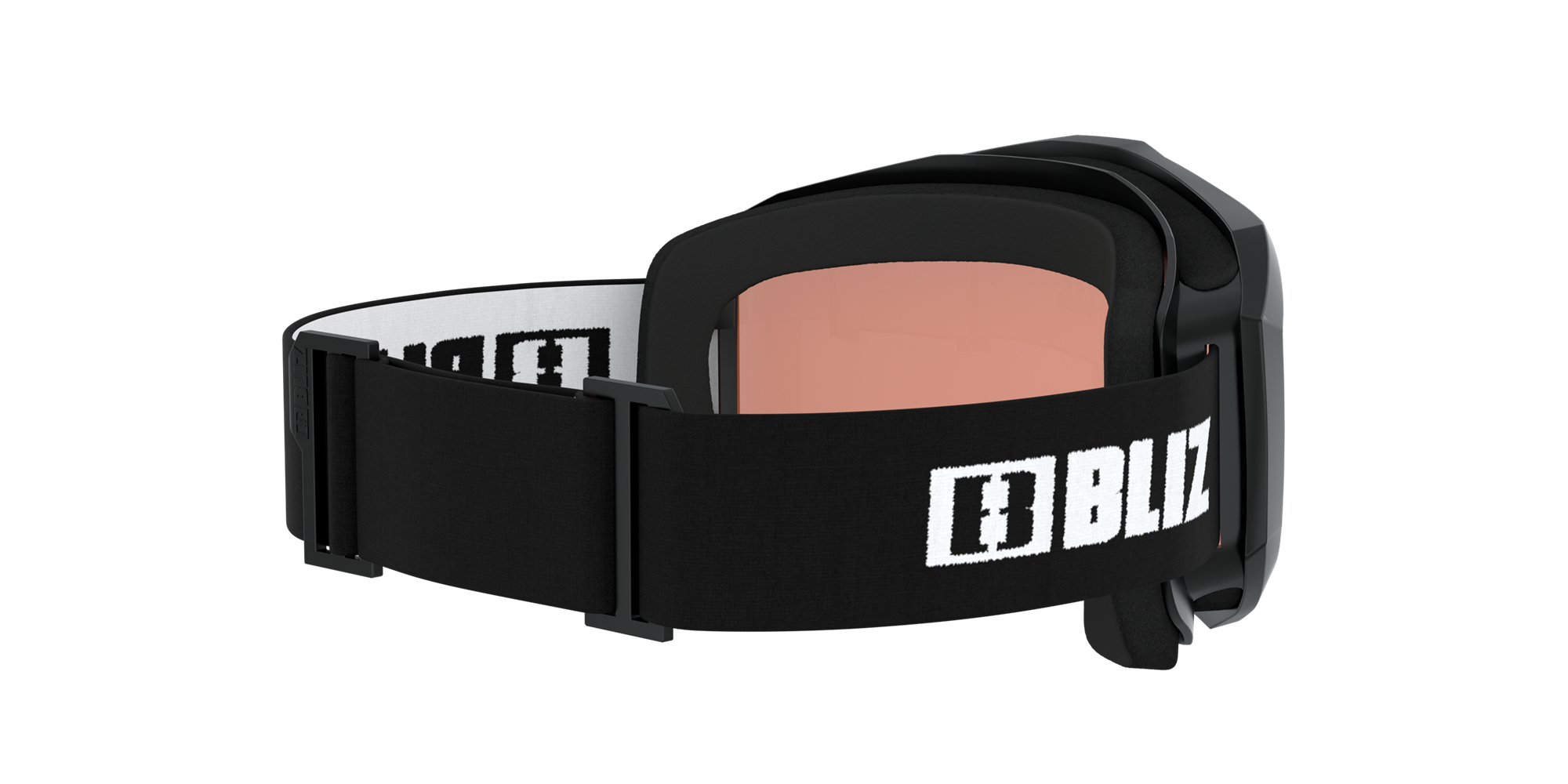 Bliz Liner Ski Goggles Schwarz Weiß Orange | OZLU-32971