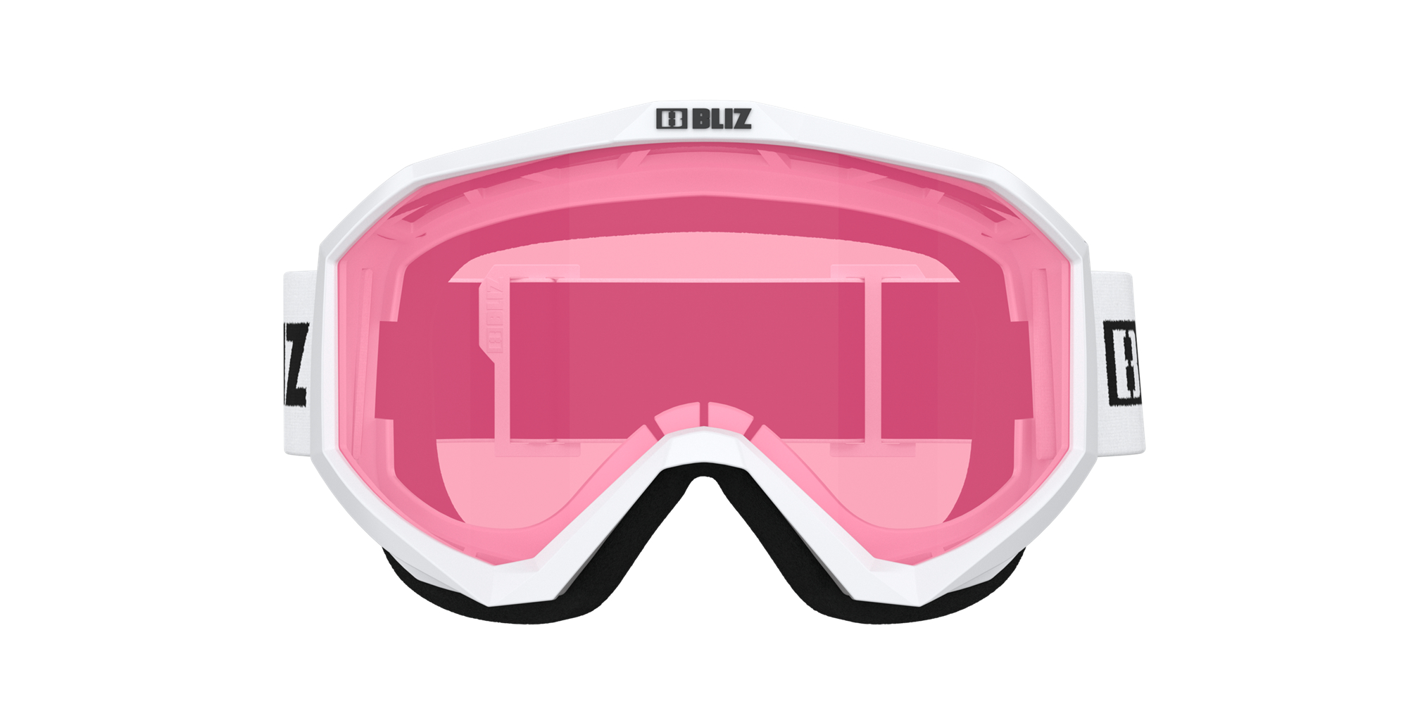 Bliz Liner Ski Goggles Weiß Schwarz Rosa | QZPU-09421