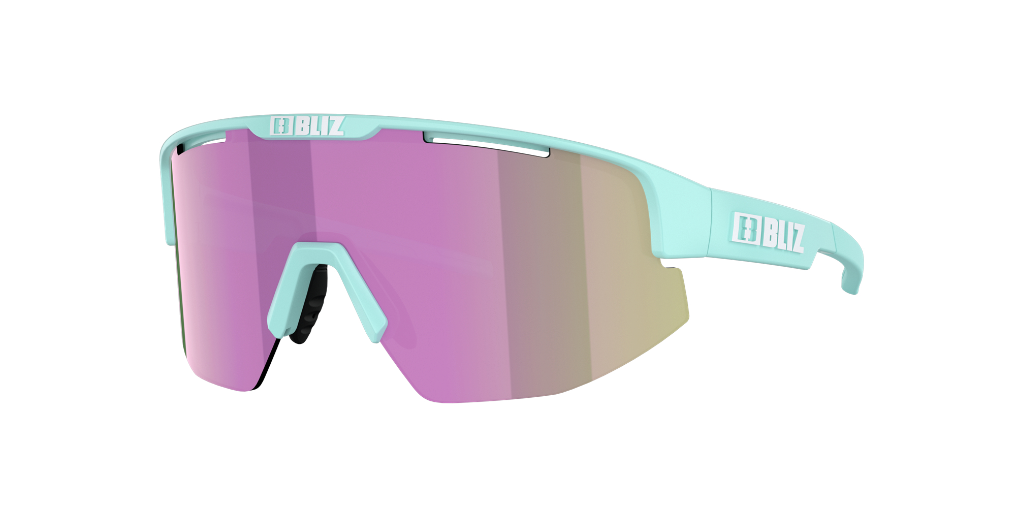 Bliz Matrix Small Sonnenbrille Mintfarben Braun Rosa | JDMT-01379